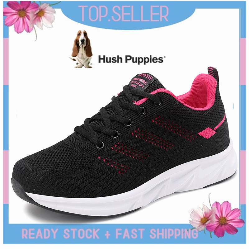 Hush Puppy รองเท้าผู้หญิง Hush Puppies Womens Mercy Slip on Flat รองเท้าผู้หญิงรองเท้ากีฬาผู้หญิงรอง