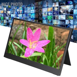 Nice photo 13.3 นิ้ว Monitor แบบพกพา 1440P HD IPS หน้าจอ Type C หน้าจอภายนอกสำหรับโทรศัพท์แล็ปท็อปสำหรับ PS4 สำหรับ XBOX