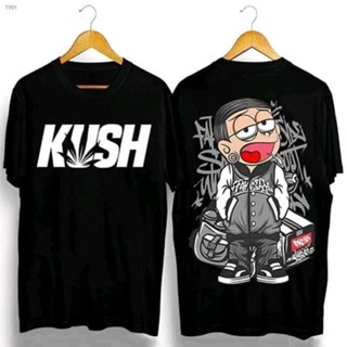 【KUSH】เสื้อผ้าแฟชั่น Safe Word Cotton Hustle Tshirts ดีไซน์โดดเด่น สีดำเสื้อยืดแขนสั้น พร้อมรูปแบบทันสมัย เป็นเสื้อผ้าแฟ