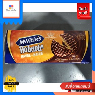 ขนม Mcvities Oat Crunch Milk Chocolate บิสกิตข้าวโอ๊ต และโฮลมีล เคลือบช็อคโกแลต และนม 300g Mcvities Oat Crunch