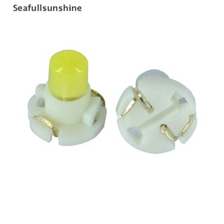 Seaf&gt; แผงแดชบอร์ดไฟ LED T3 T4.2 COB 12V สําหรับรถยนต์ 10 ชิ้น