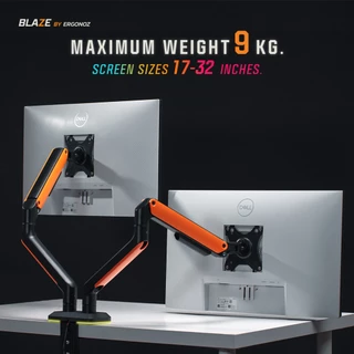 ERGONOZ แขนจับจอ ขาตั้งจอคอมพิวเตอร์ Monitor Arm รุ่น BLAZE สำหรับหน้าจอ 17 - 32 นิ้ว