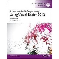 9780273793342 AN INTRODUCTION TO PROGRAMMING WITH VISUAL BASIC 2012 (IE)