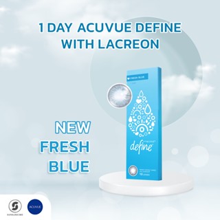 1 Day Acuvue Define - Fresh Collection *FRESH BLUE* Color Contact lens  คอนแทคเลนส์สีรายวัน สีใหม่ล่าสุด