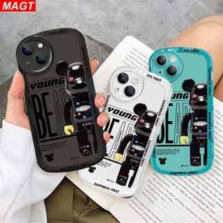 เคสป้องกันโทรศัพท์มือถือ แบบนิ่ม ลายหมี สําหรับ Realme C53 C55 10 C33 C35 C21Y C25Y C30S 5 5i 6i C3 C11 C11 2021 C25 C15 C12 C2 Narzo 50A 50i Prime