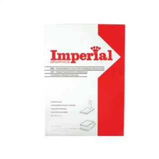 แผ่นใส ชนิดถ่าย หนา 100 ไมครอน IMPERAIL บรรจุ 100 แผ่น