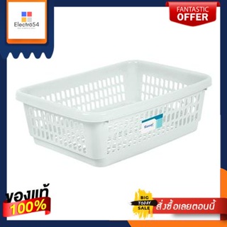 ตะกร้าอเนกประสงค์ทรงเหลี่ยม Classic KASSA HOME รุ่น 3115 ขนาด 34.5 x 23.5 x 11 ซม. สีเทาSquare Multi-Purpose Basket Clas