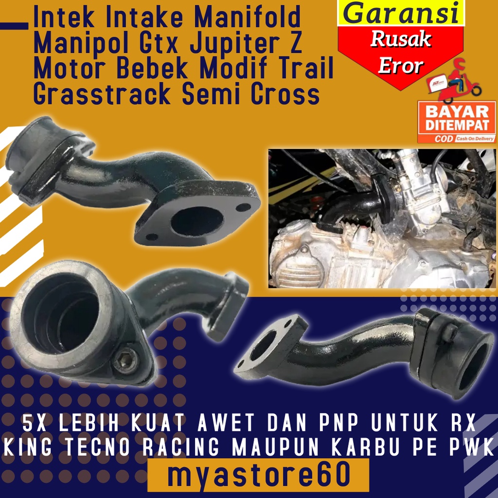 Manipul Intek Manipol Intake Manifold Goose คอ Maniful Gtx การเชื่อมต่อ Jupiter Z มอเตอร์ Bebek Modi