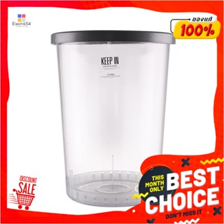 ROUND ถังขยะกลม ตรามือ RW_9269 45 ลิตร สีใสROUND DUSTBIN HAND RW_9269 45L CLEAR