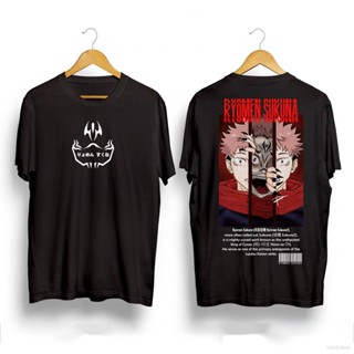 【Hot】เสื้อยืดแขนสั้นลําลอง ทรงหลวม พิมพ์ลายอนิเมะ Jujutsu Kaisen -Sukuna Ryomen แฟชั่นยอดนิยม สําหรับผู้ชายn_02