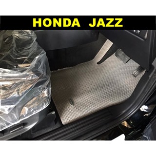 พรมปูพื้นรถยนต์ HONDA JAZZ พรมกระดุมเม็ดเล็กpvc เข้ารูป ตรงรุ่นรถ ทุกรุ่น