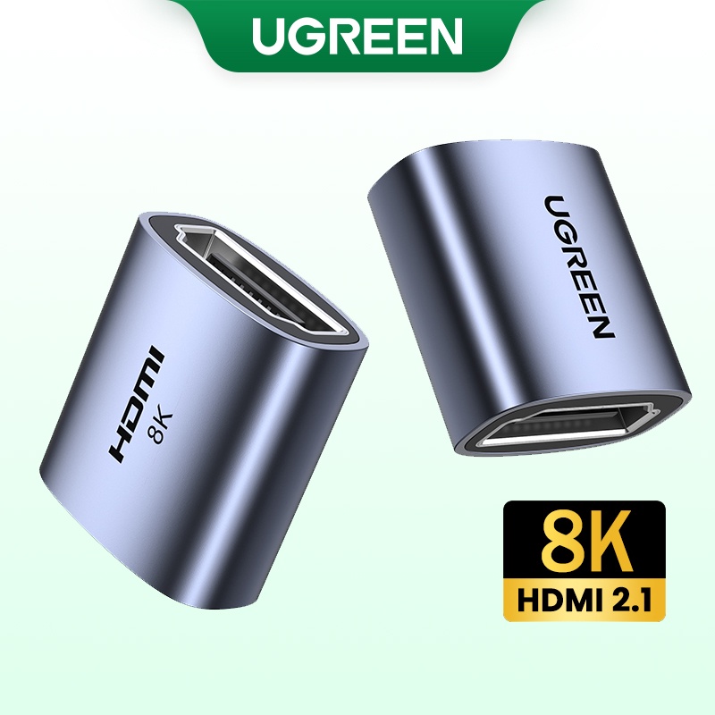 [มาใหม่]Ugreen อะแดปเตอร์เชื่อมต่อ HDMI ตัวเมีย เป็นตัวเมีย 8K 60Hz HDMI 2.1 สําหรับ PS4 HDMI Extend