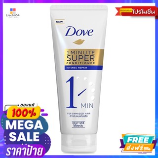 Dove(โดฟ) โดฟ อินเทนซ์ รีแพร์ 1 มินิท ซุปเปอร์ คอนดิชันเนอร์ ครีมนวดผม 180 มล. Dove Intense Repair 1 Minute Super Condit