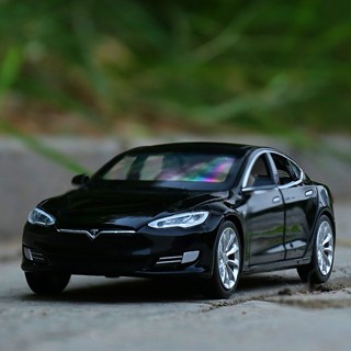 โมเดลรถยนต์ 132 Tesla MODEL S อัลลอย ของเล่นสําหรับเด็ก S1LI