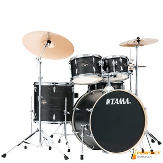 tama รุ่น imperialstar IE52H6WC -BOW กลองชุด tama รุ่น imperialstar IE52H6WC -BOW (black oak wrap)