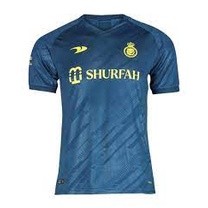 เสื้อกีฬาแขนสั้น พิมพ์ลาย Jersey AL NASSR AWAY 2023