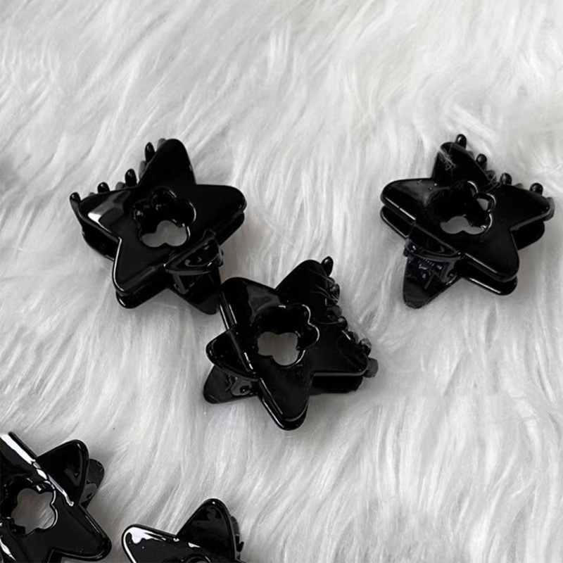 Win Star Hair Claw Clips กิ๊บติดผม Hollow Star กิ๊บติดผม Barrettes Small