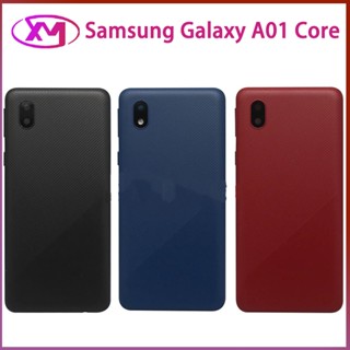 Samsung Galaxy A01 Core A013 เคสโทรศัพท์ แบตเตอรี่ด้านหลัง ฝาครอบแผงประตูด้านหลัง ฝาปิดแชสซี + C