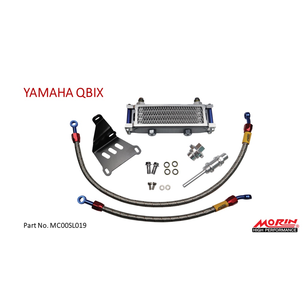 MORIN ออยล์คูลเลอร์ รุ่น YAMAHA QBIX (Leewattana อะไหล่แต่งมอเตอร์ไซค์)