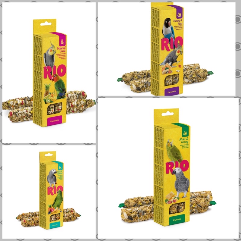 RIO Fruit&Nut  Stick ขนมสำหรับนกขนาดเล็ก-ขนาดใหญ่