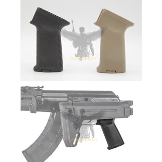 กริ๊ปมือหลัง AK ยี่ห้อ Magpul รุ่น MOE (กริ๊ปมือแก็ส)  ● มี2สีให้เลือก 1. สีดำ 2. สีทราย  ราคา 450 บาท