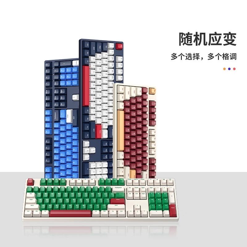 ikbc Time Grey คีย์บอร์ดไร้สาย Mechanical Keyboard Cherry Switch thumbnail 4
