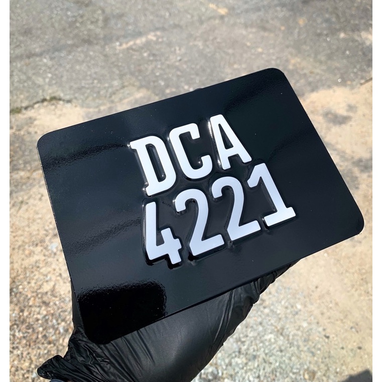 NO PLAT/PLATE KETUK (E) ALUMINIUM