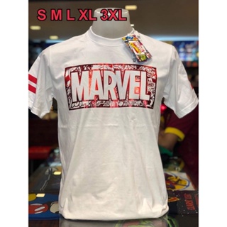 เสื้อยืดลาย Marvel สกรีนหน้า  MarvelM15 มีป้าย แบรนด์แท้ งานลิขสิทธิ์ ผ้า Cotton 100% ลายคมชัด เท่ๆ สวยๆ_02