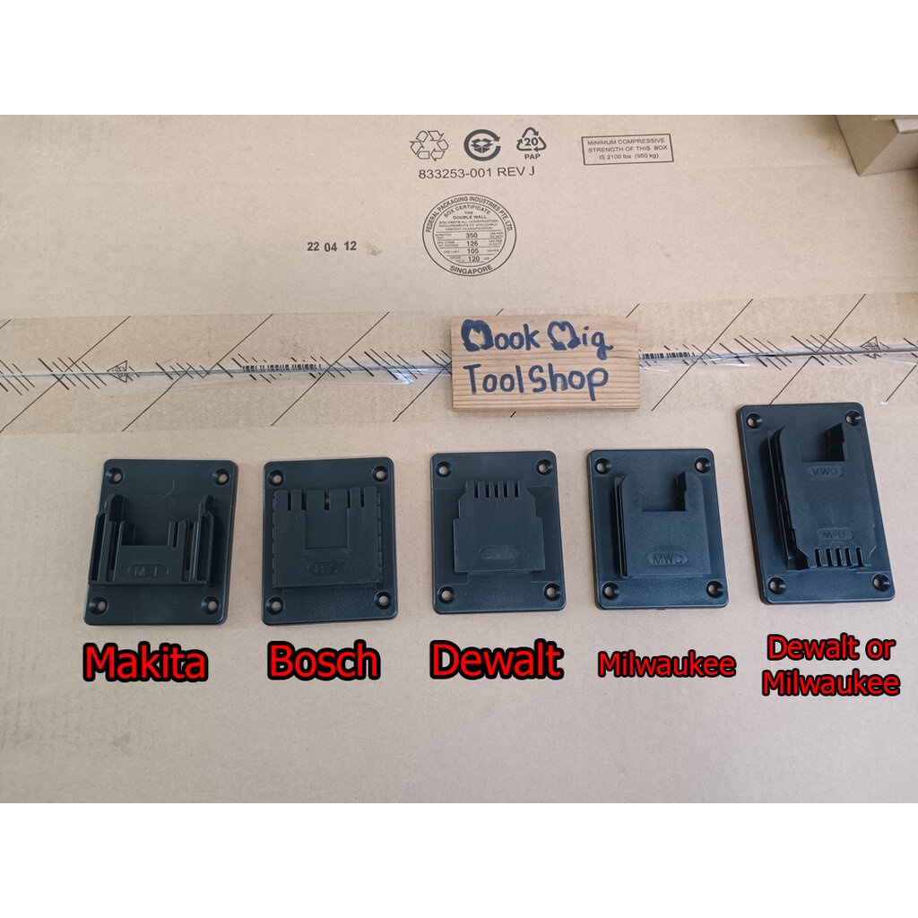 แท่นยึดสว่าน แท่นสำหรับเก็บสว่าน ถาดยึด Makita Bosch Milwaukee Dewalt สำหรับเก็บสว่านให้เป็นระเบียบ สินค้า