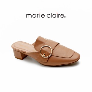 Bata บาจา Marie Claire รองเท้าส้นสูงมีส้นแบบสวมเปิดส้น สูง 2 นิ้ว สำหรับผู้หญิง รุ่น KYRA สีคาเมล 6703275