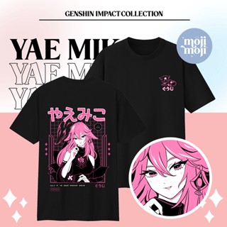 GENSHIN IMPACT - YAE Shirt in Black/White/Pink_03