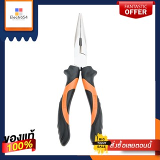 LONG คีมปากแหลม KENDO 10302 200 มม. (8 นิ้ว)LONG NOSE PLIERS KENDO 10302 200MM 8"