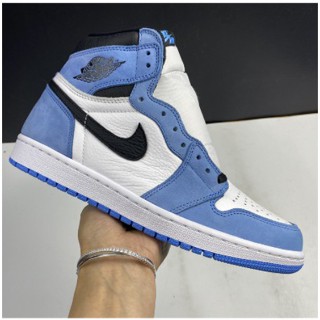 ขายดี Air Jordan 1 Retro High OG University Blue 555088 134 AJ1 รองเท้าบาสเก็ตบอล สําหรับผู้ชาย และผู้หญิง 358U