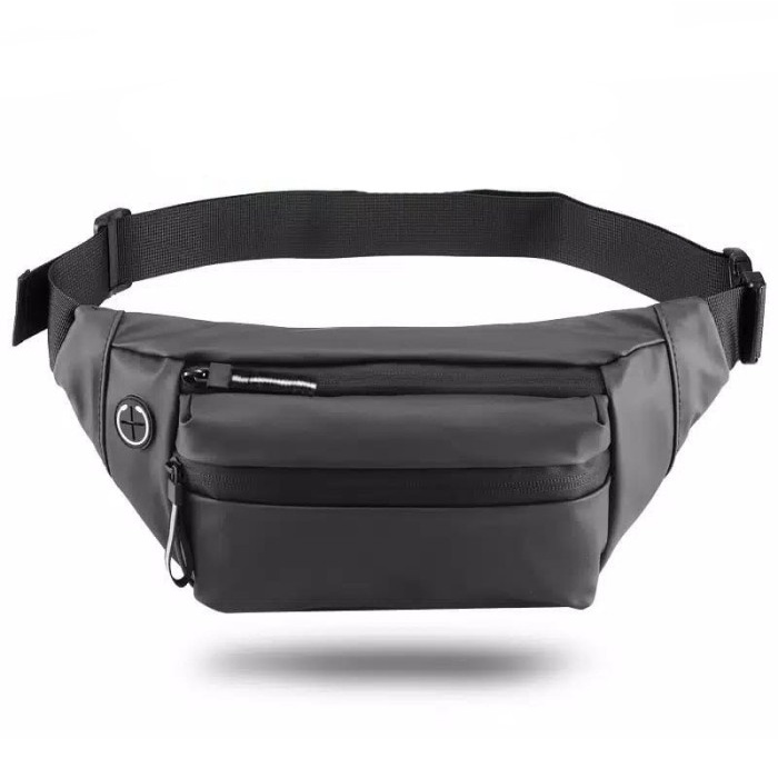 กระเป๋าคาดเอวผู้ชาย Cool Model WP 01 - สีดํา U9D7