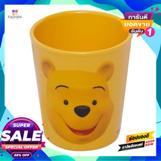 Tumbler แก้วน้ำเมลามีน หมีพูห์ Flowerware รุ่น C-2635-2.5 ขนาด 2.5 นิ้ว สีเหลืองmelamine Tumbler Winnie The Pooh Flowerw