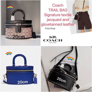 COACH Trail Bag 20cm. กระเป๋าผู้หญิง กระเป๋าสะพายข้าง กระเป๋าถือ 002