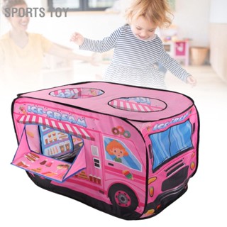 Sports Toy Pop Up Play เต็นท์รถบรรทุกไอศกรีม Kids Playhouse สำหรับกิจกรรมในร่มและกลางแจ้ง