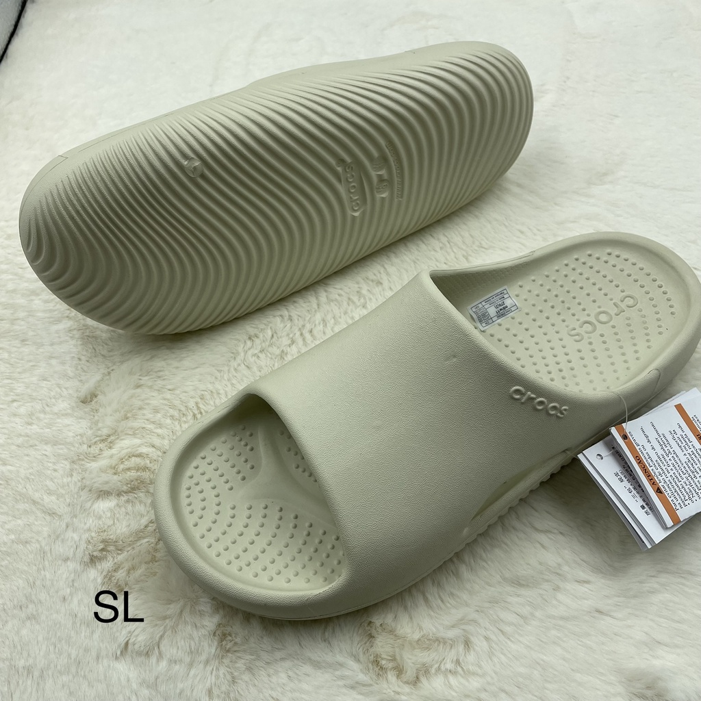 รองเท้าแตะ Crocs รองเท้าแบบสวมสำหรับผู้หญิงและผู้ชาย รุ่น Crocs mellow slide สินค้าสวยคุณภาพดีน้ำหนักเบานิ่มมากๆสวมค่ะ