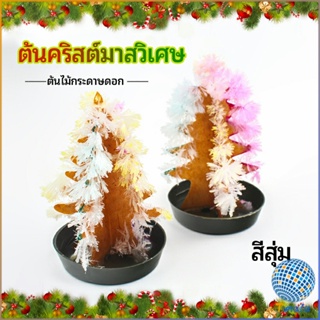 Tmala ต้นคริสต์มาสวิเศษ ต้นไม้กระดาษดอก ของขวัญแสนสนุก  magical christmas tree