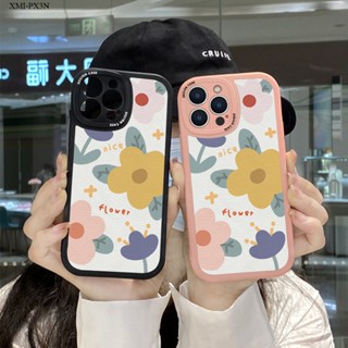 Xiaomi Mi Poco F5 F3 M3 M4 M5S X3 X4 X5 NFC GT Pro 5G สำหรับ Case Leather Cartoon Colorful florets เคส เคสโทรศัพท์ เคสมือถือ Case Back Cover Shockproof Casing