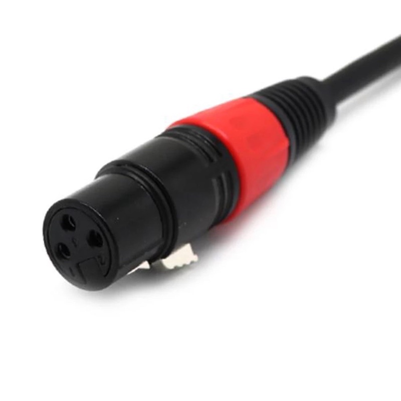3.5Mm Mini-หญิงไมโครโฟนอะแดปเตอร์3pin XLR หญิงสายเชื่อมต่อ - รูปที่ 6