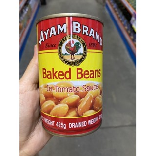 Baked Beans In Tomato Sauce ( Ayam Brand ) 425 G. ถั่วขาว ในซอสมะเขือเทศ ( ตรา อะยัม )