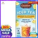 เครื่องดื่ม Celestial Iced Tea ชาดำปรุงสำเร็จ รสเลมอนชนิดชงเย็น 37กรัม Celestial Iced Tea Instant Black Tea Co