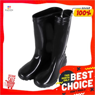 RUBBER รองเท้าบู๊ทพื้นยางไนไตรล์ PIPES สูง 12 นิ้ว เบอร์ 9.5 สีดำRUBBER BOOTS WITH NITRILE SOLE PIPES HIGH 12IN NO.9.5 B