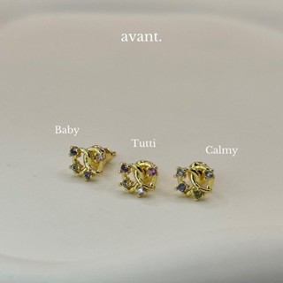 avantgarde.bkk 🥨 Little pretzel earrings (brass+18K)