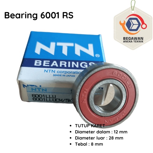 แบริ่ง 6001 2RS NTN*