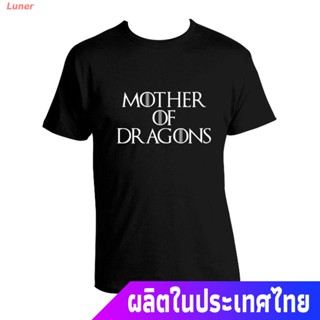 Luner เสื้อยืดกีฬา เสื้อยืดผ้าฝ้าย 100% แขนสั้นพิมพ์ลายมังกร Game Of Thrones สําหรับทุกเพศ Sports T-shirt_07