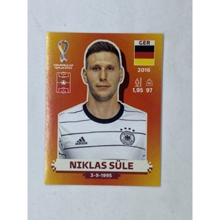 Niklas Sule สติ๊กเกอร์สะสม ฟุตบอลโลก world cup 2022 Germany ของสะสมทีมฟุตบอล เยอรมัน เยอรมนี