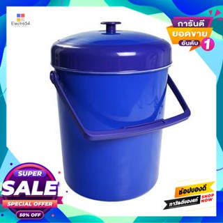 Bucket กระติกน้ำแข็งทรงกลม Sn รุ่น Sj 19 ขนาด 19 ลิตร สีน้ำเงินice Bucket Sn Model Sj 19 Size 19 L. Blue