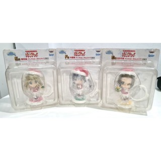 [แท้/มือ 1] BANPRESTO Kyun Chara World SP K-On Azusa, Ritsu และ Tsumugi Kotobuki Party Time Santa Christmas Ver.